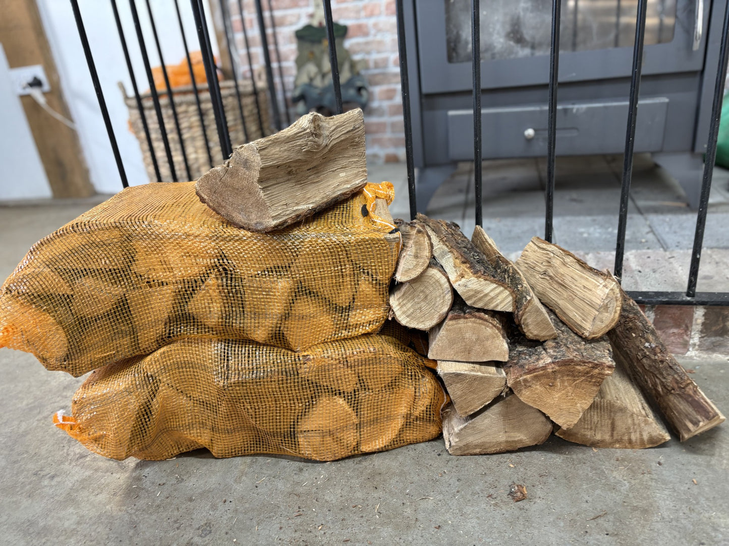 Kiln Dried Firewood - Oak Log Nets